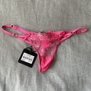 NWT Honey Birdette Natalie Pink Thong